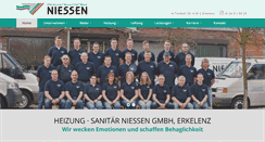 Desktop Screenshot of niessen-erkelenz.de